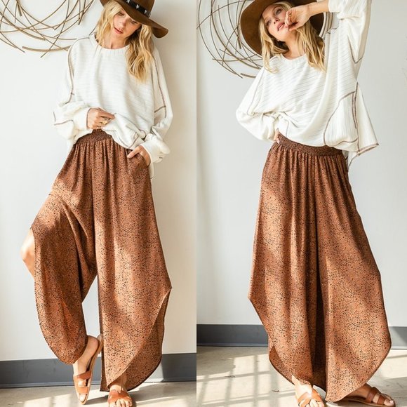 Shop_Fig Pants - FLASH SALE! Wide Leg Harem Band Pants
